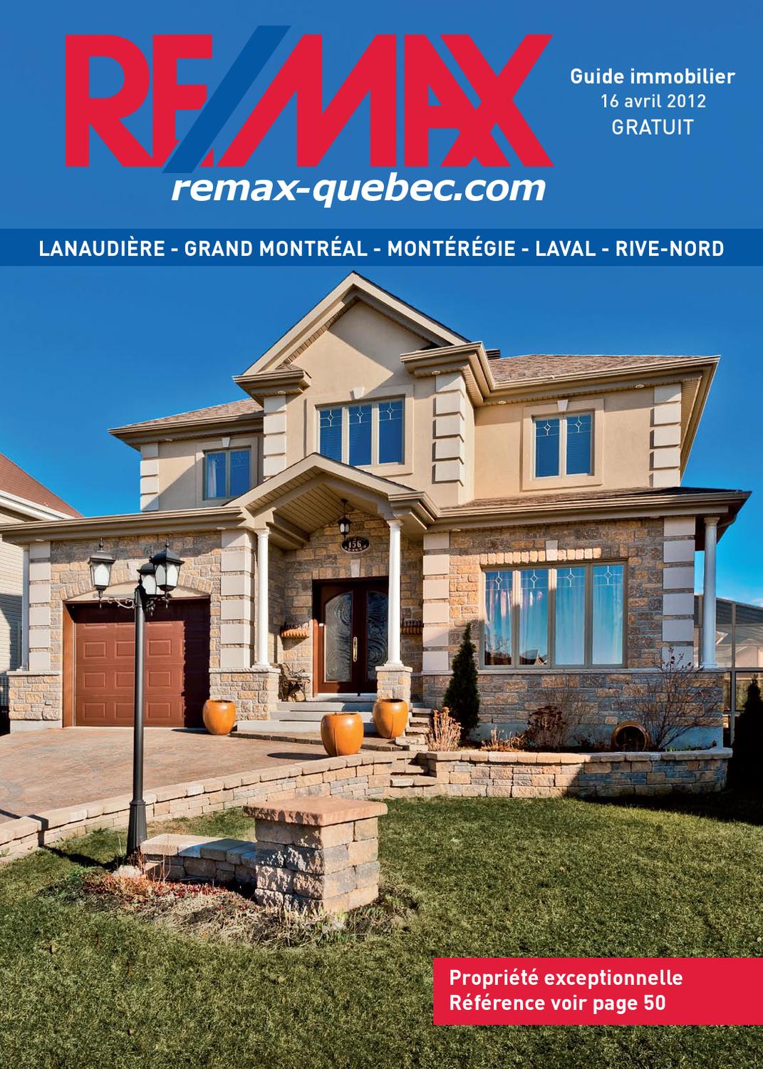 QUEBEC Remax Montreal 16 Apr., 2012 by NextHome Issuu