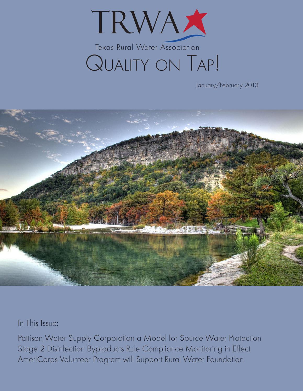 January/February 2013 by Texas Rural Water Association Issuu