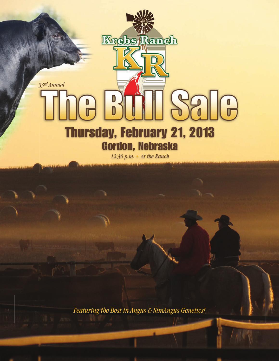 Krebs Ranch 33rd Annual Bull Sale by LivestockDirect Issuu