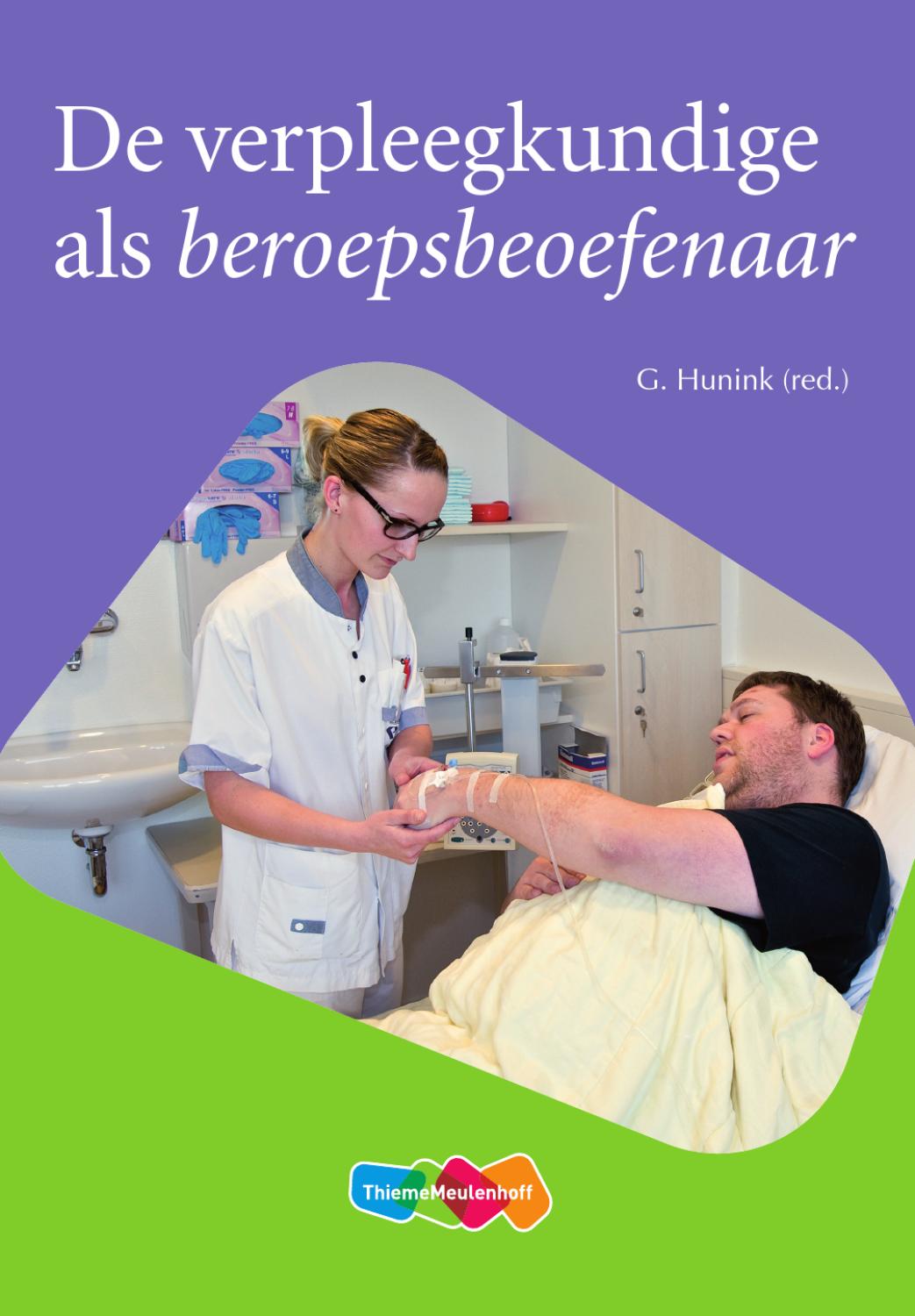 Verpleegkundige als beroepsbeoefenaar by ThiemeMeulenhoff Issuu