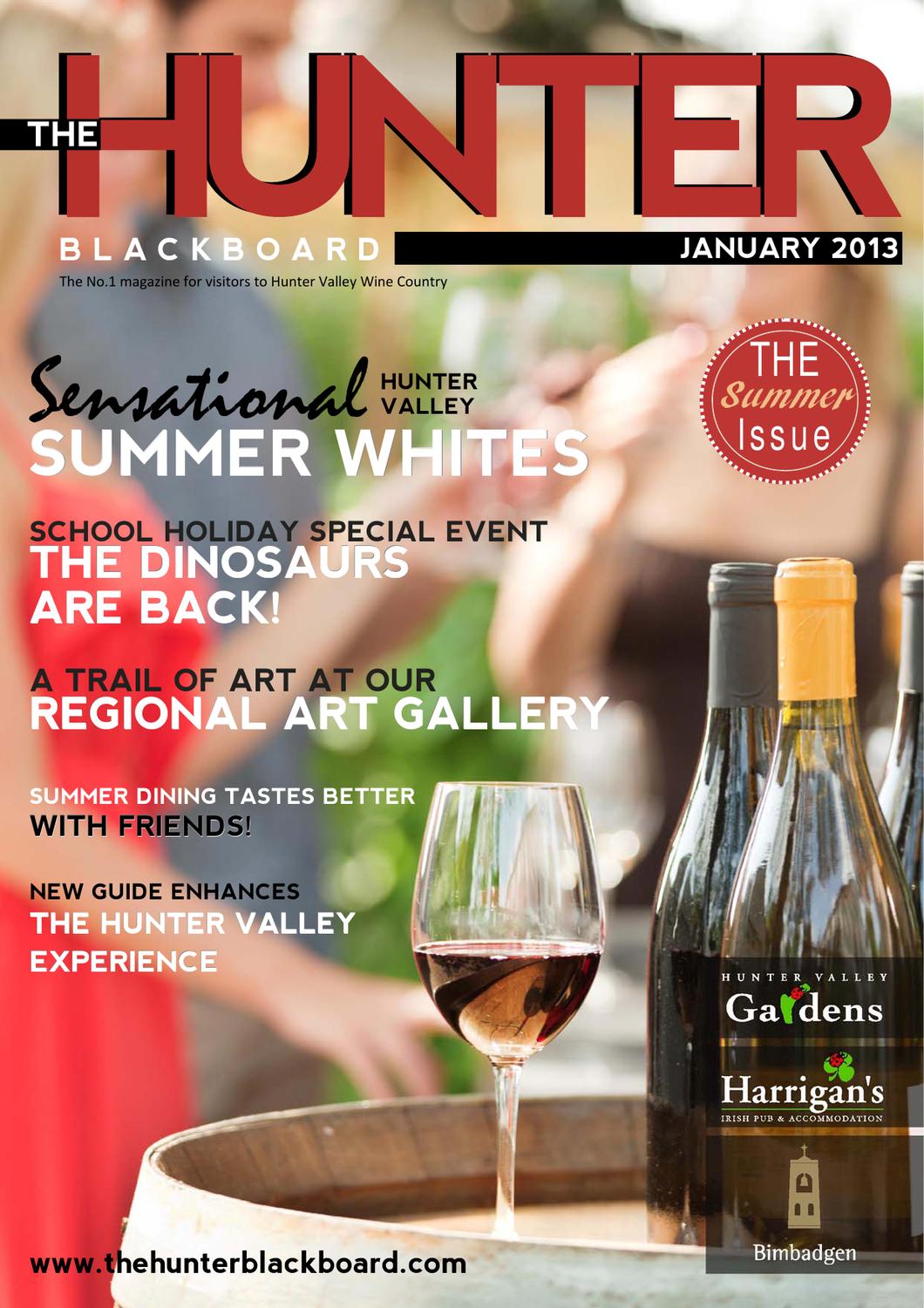 The Hunter Blackboard January 2013 by WCP MEDIA HUNTER VALLEY Issuu