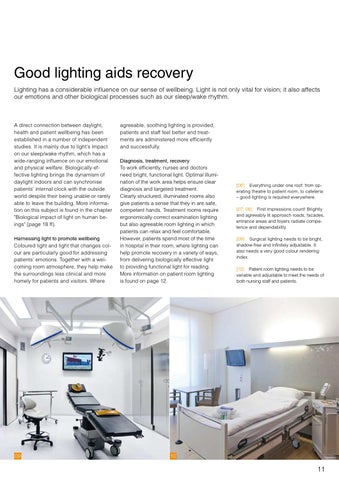 licht.wissen 07 " 灯饰 as a Factor in Health" 第 11 页