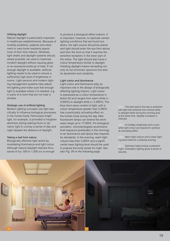 licht.wissen 07 " 灯饰 as a Factor in Health" 第 19 页