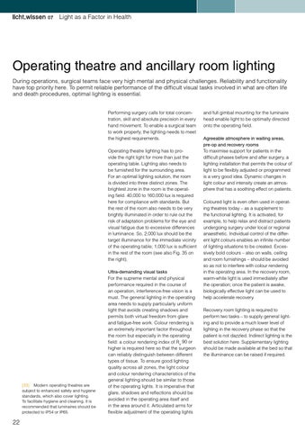 licht.wissen 07 " 灯饰 as a Factor in Health" 第 22 页