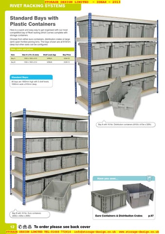 Storage Design Limited Storage Ideas 2013 家具目录 第 12 页