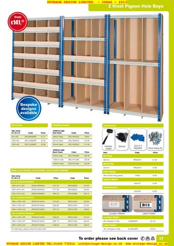 Storage Design Limited Storage Ideas 2013 家具目录 第 17 页