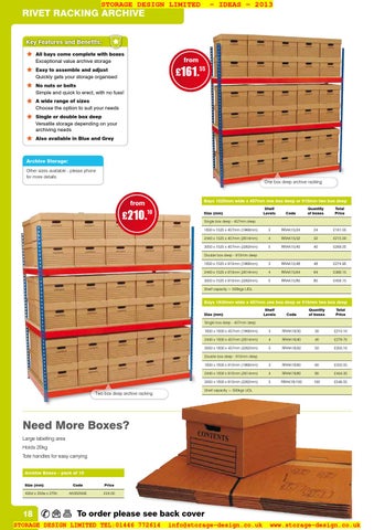 Storage Design Limited Storage Ideas 2013 家具目录 第 18 页