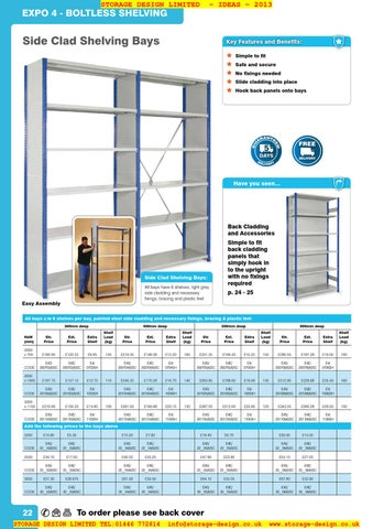 Storage Design Limited Storage Ideas 2013 家具目录 第 22 页