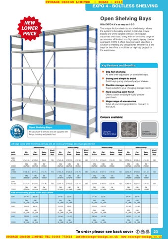 Storage Design Limited Storage Ideas 2013 家具目录 第 23 页