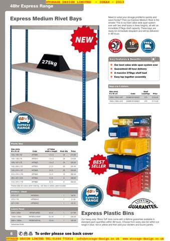 Storage Design Limited Storage Ideas 2013 家具目录 第 6 页