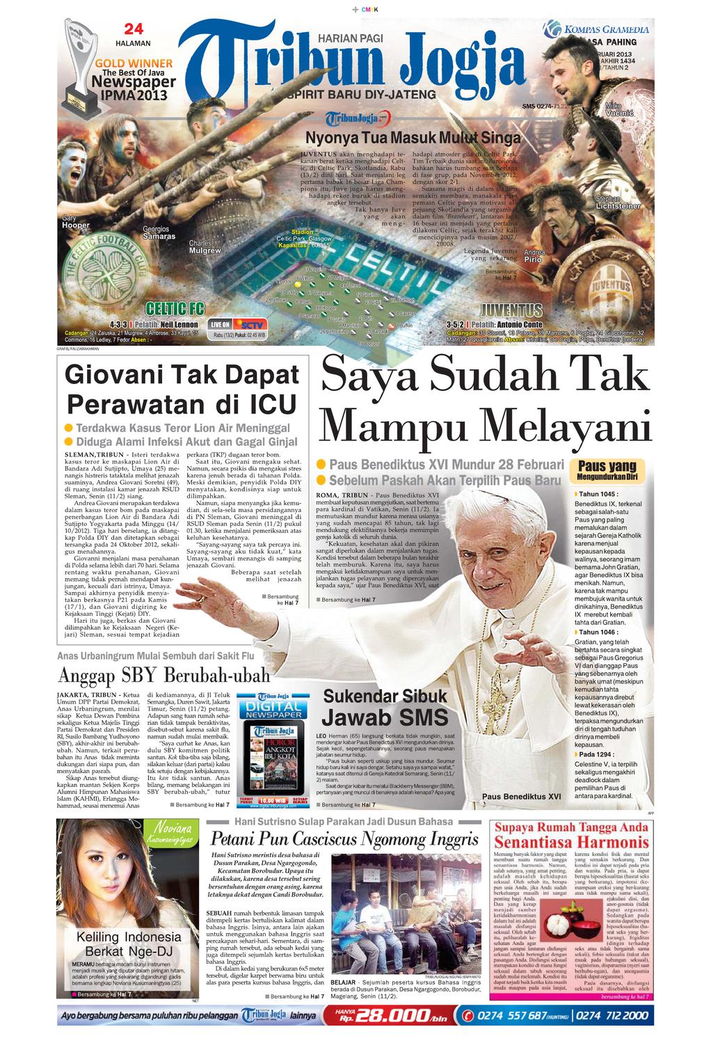 Tribunjogja 12 02 2013 By Tribun Jogja Issuu