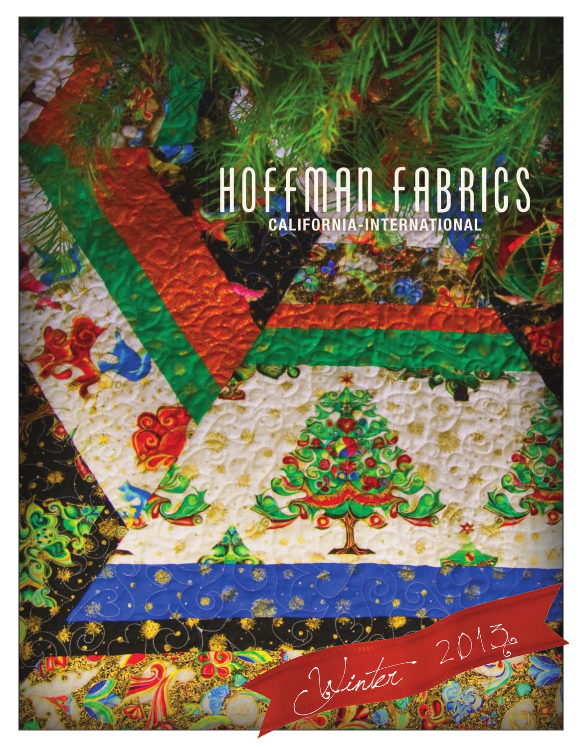 2013 Fall/Winter Catalog by Hoffman California Fabrics Issuu