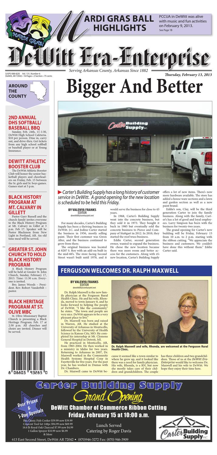 DeWitt EraEnterprise by Lewis County Press Issuu