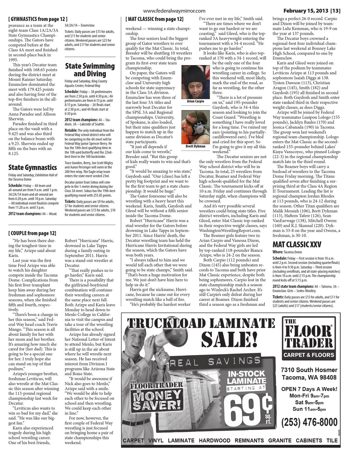 Federal Way Mirror February 15 2013 By Sound Publishing Issuu
