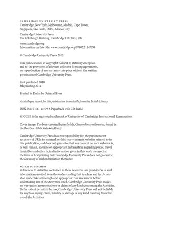 Cambridge IGCSE Biology: Coursebook with CD-ROM by Cambridge ...