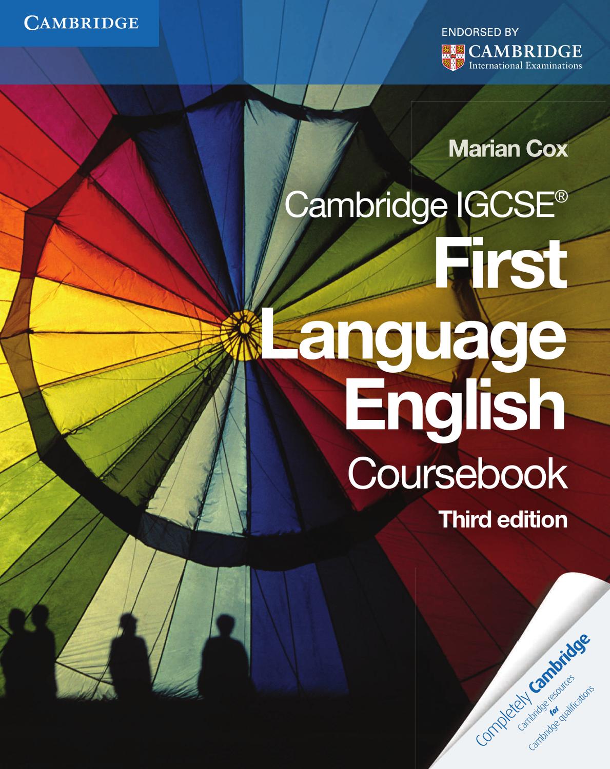 Cambridge IGCSE First Language English Coursebook (third edition) by