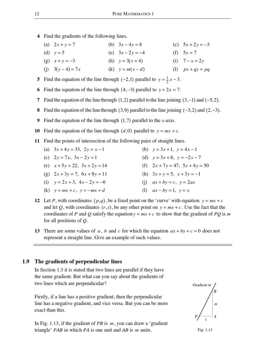 Pure Math Problem High Level Advanced Level Mathematics: Pure Mathematics 1 by Cambridge ...