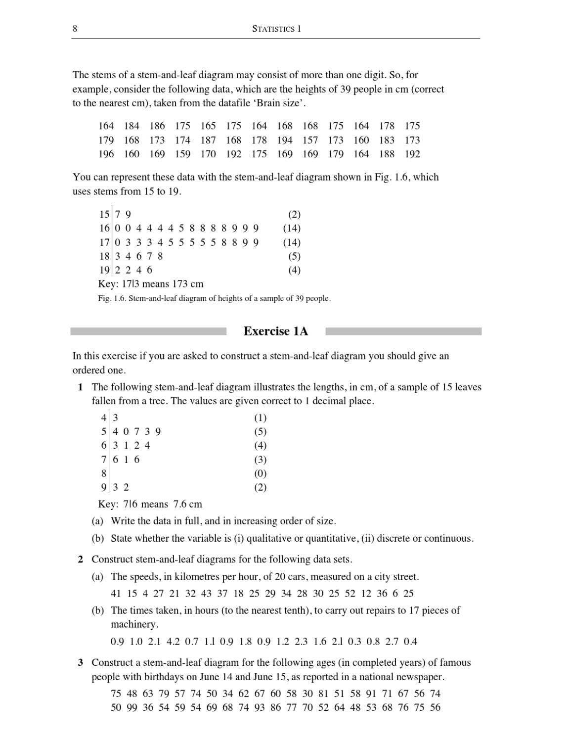 Statistics Math Level Advanced Level Mathematics: Statistics 1 by Cambridge International ...