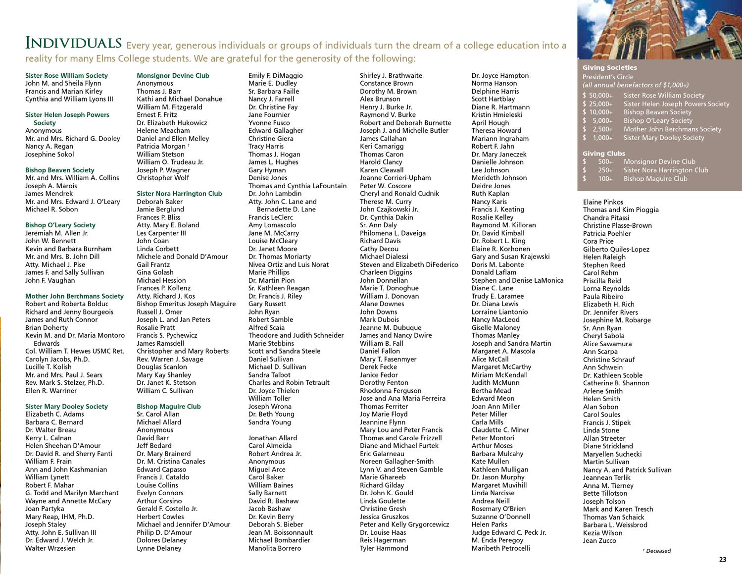 Elms College 2012 Annual Report By Elms College Issuu