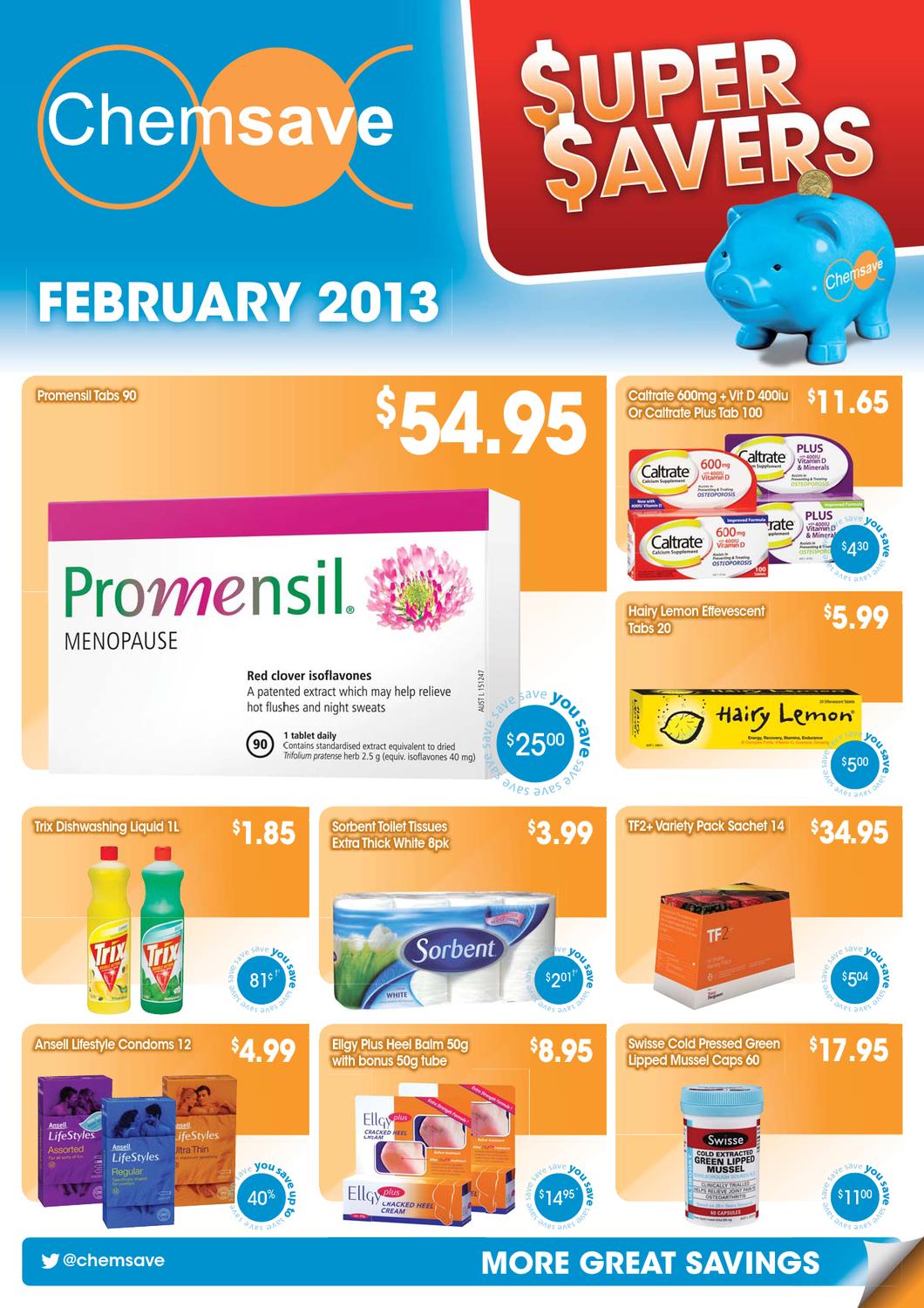 Chemsave Pharmacy Catalogue February 2013 by Echo Publications Issuu