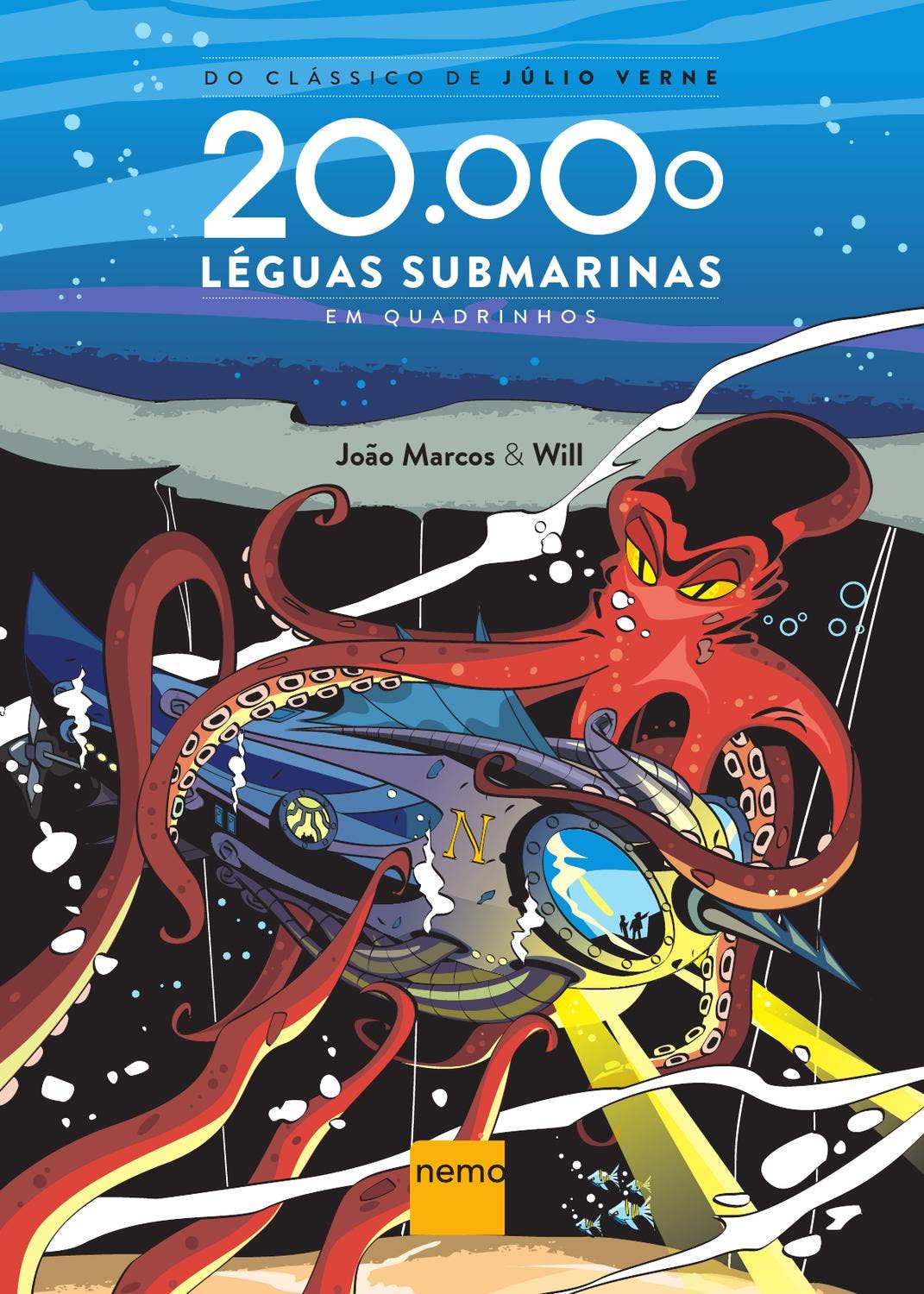 20 mil léguas submarinas em quadrinhos by Grupo Autentica - Issuu