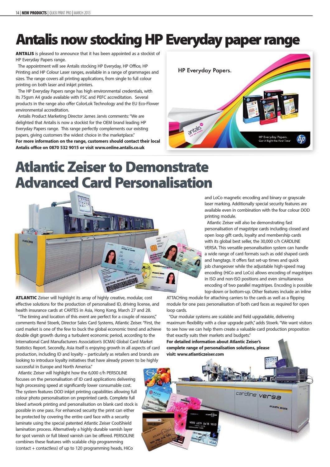 Quick Print Pro March 2013 by The Magazine Production Company Issuu