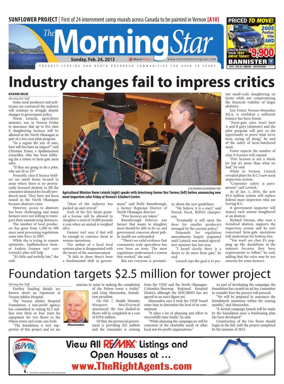 Vernon Morning Star, February 24, 2013 by Black Press Media Group