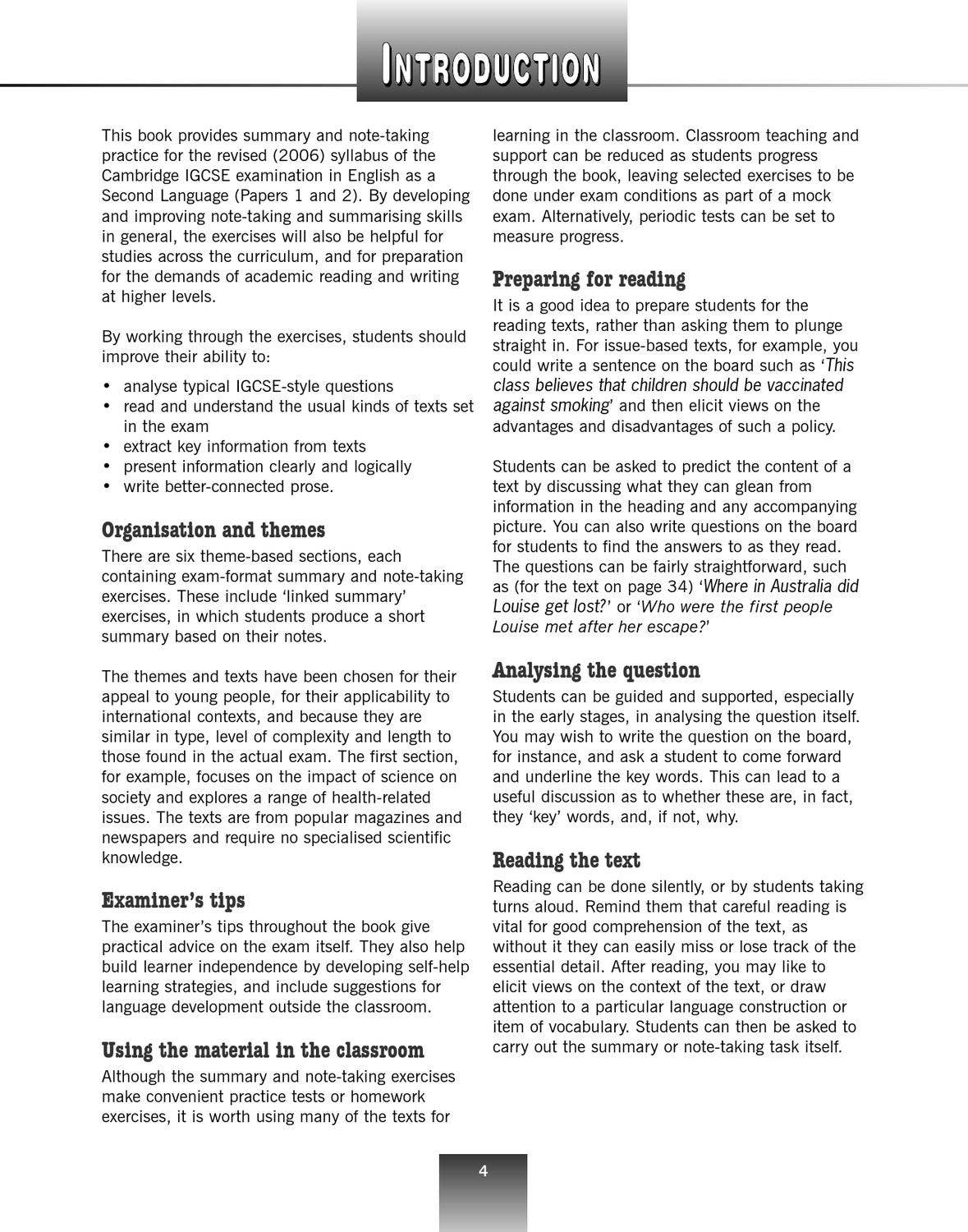 Summary and Note-Taking with Key (revised edition) by Cambridge ...