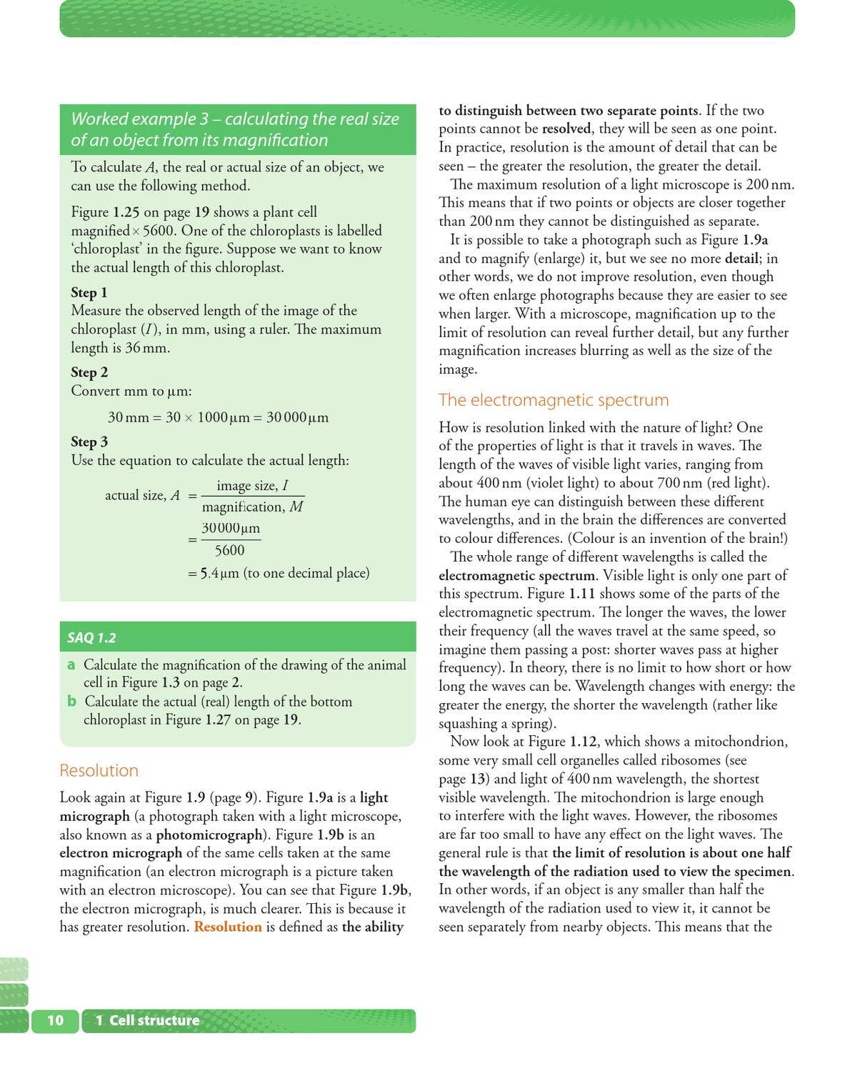 Cambridge International AS and A Level Biology: Coursebook (third ...