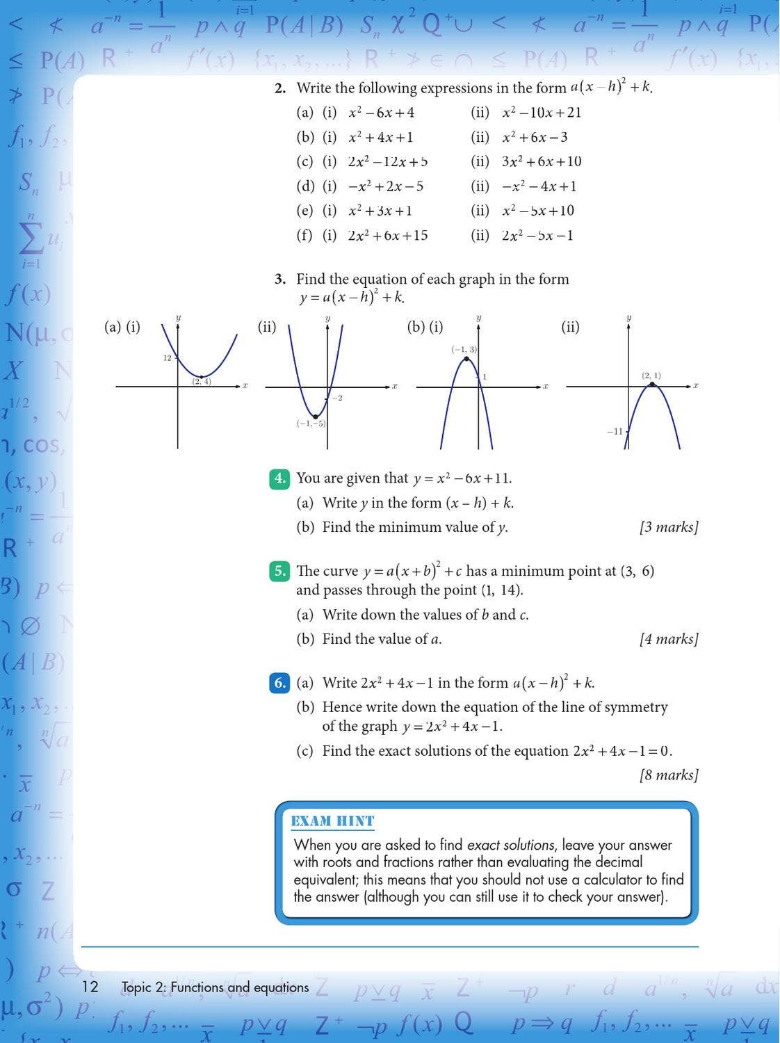 Mathematics Standard Level for the IB Diploma by Cambridge ...