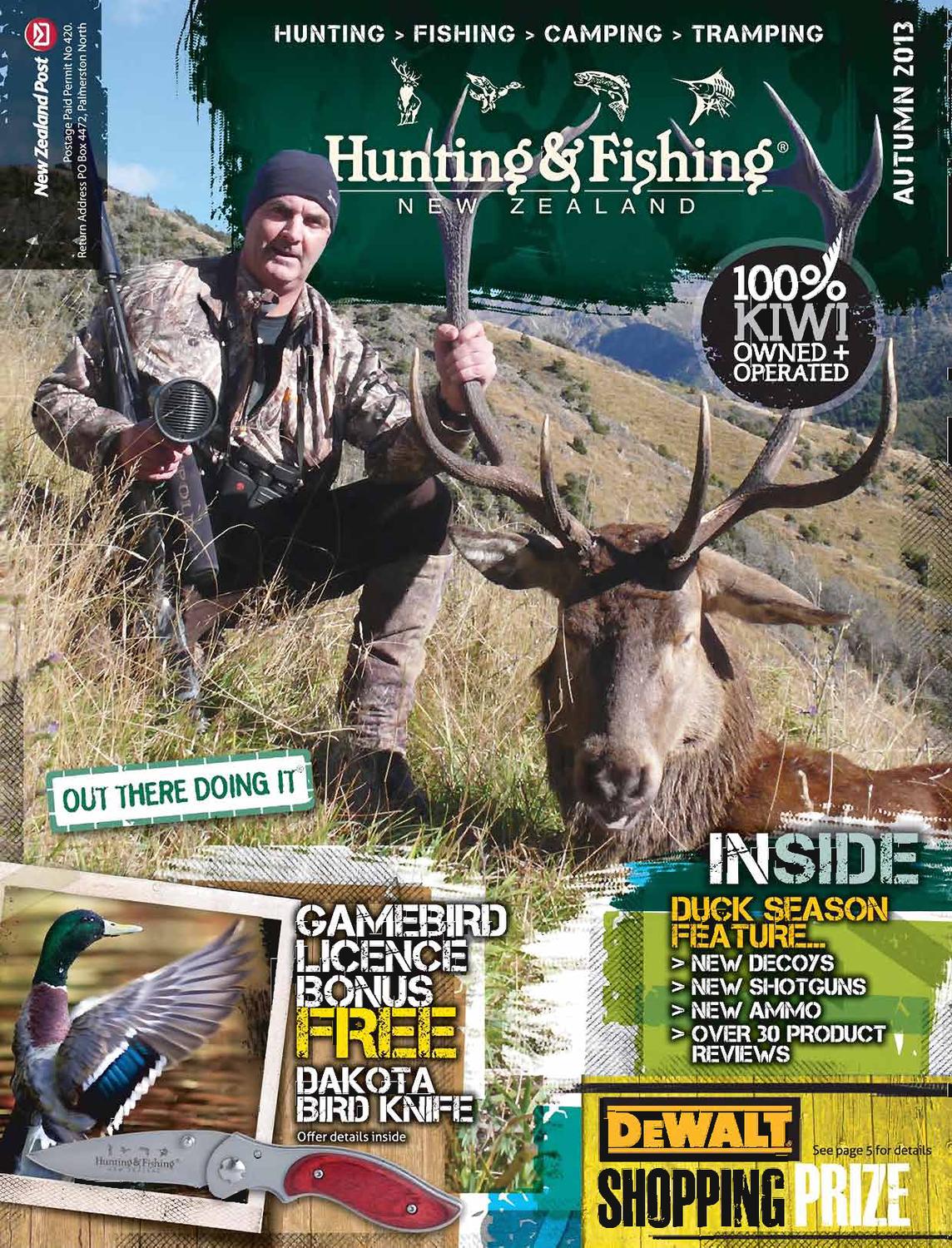 Hunting & Fishing New Zealand Autumn 2013 by Hunting & Fishing New