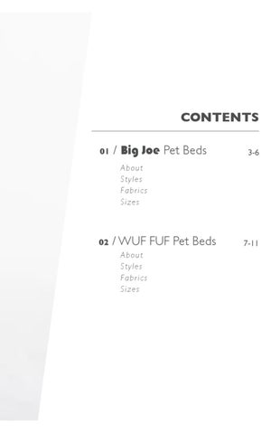 Jim Winslow Comfort Research Pet 床 目录 2013 第 3 页