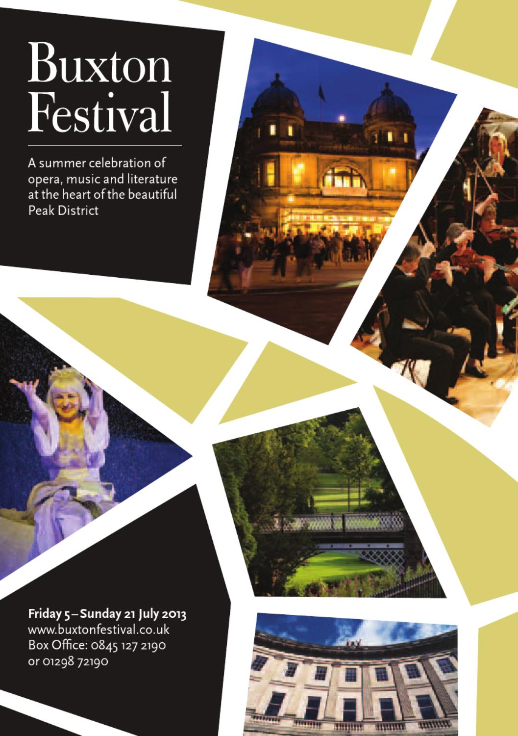 Buxton Festival 2013 brochure by Buxton International Festival Issuu
