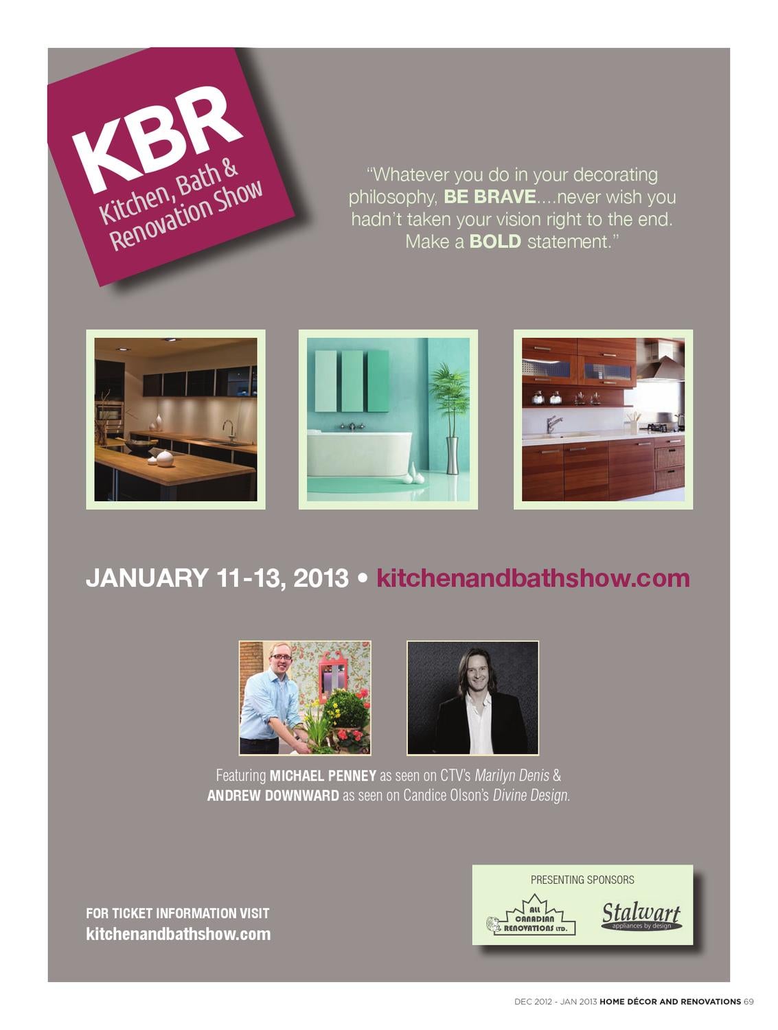Manitoba Home Decor And Renovations Dec 2012 Jan 2013 By