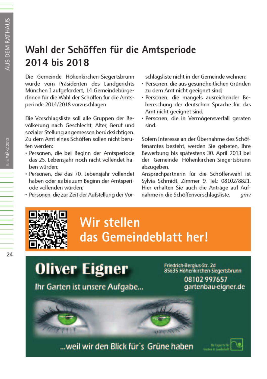 Gb Hohenkirchen Siegertsbrunn By Gemeindeblatt Issuu