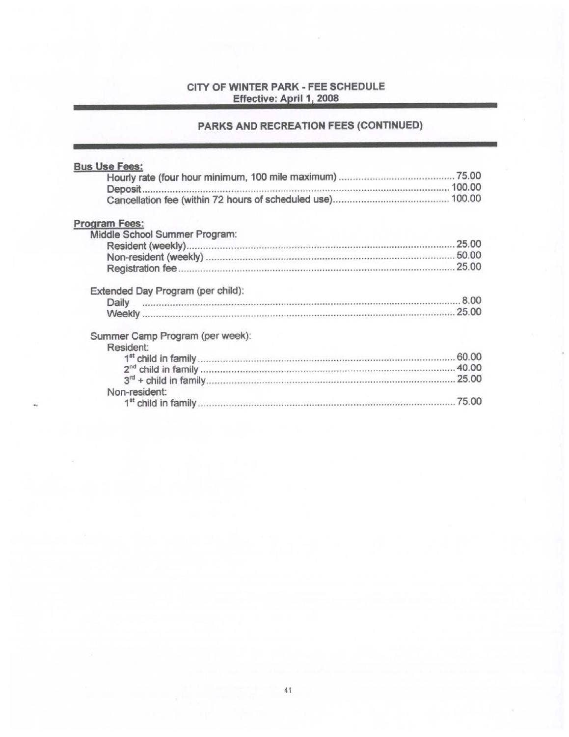 Parks & Recreation Master Plan by City of Winter Park - Issuu