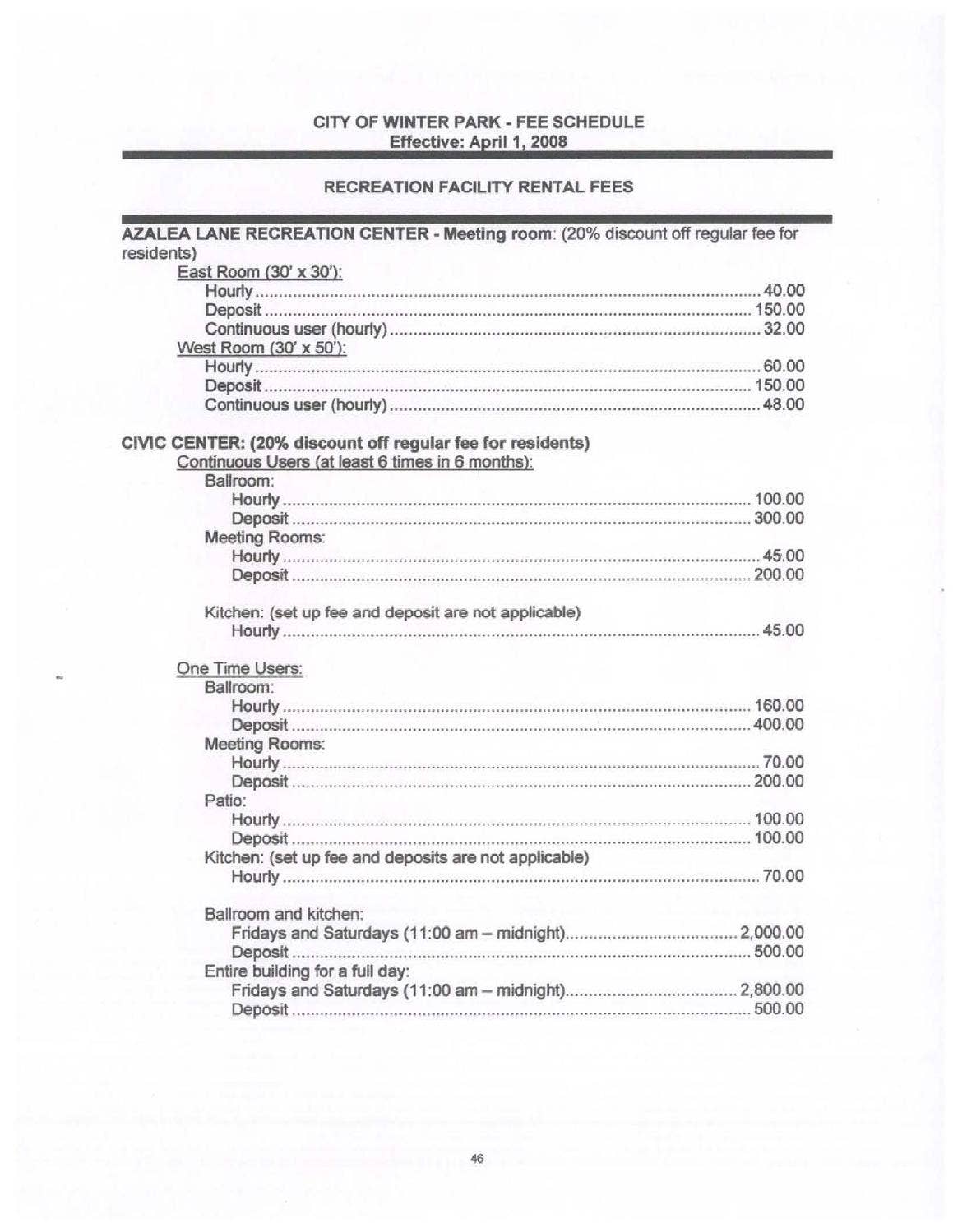 Parks & Recreation Master Plan by City of Winter Park - Issuu
