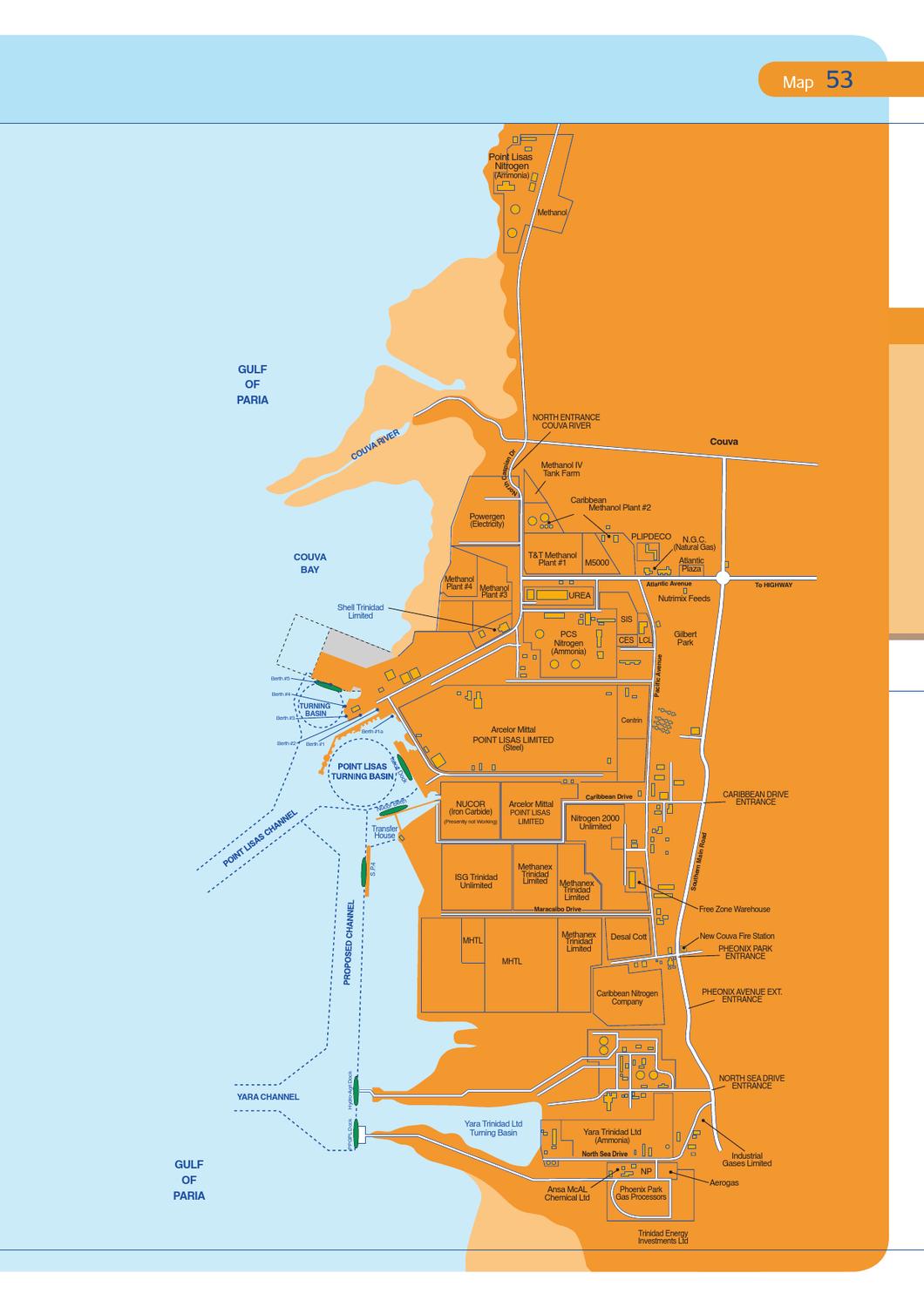 Point Lisas Trinidad Map Plipdeco Handbook By Land & Marine Publications Ltd. - Issuu