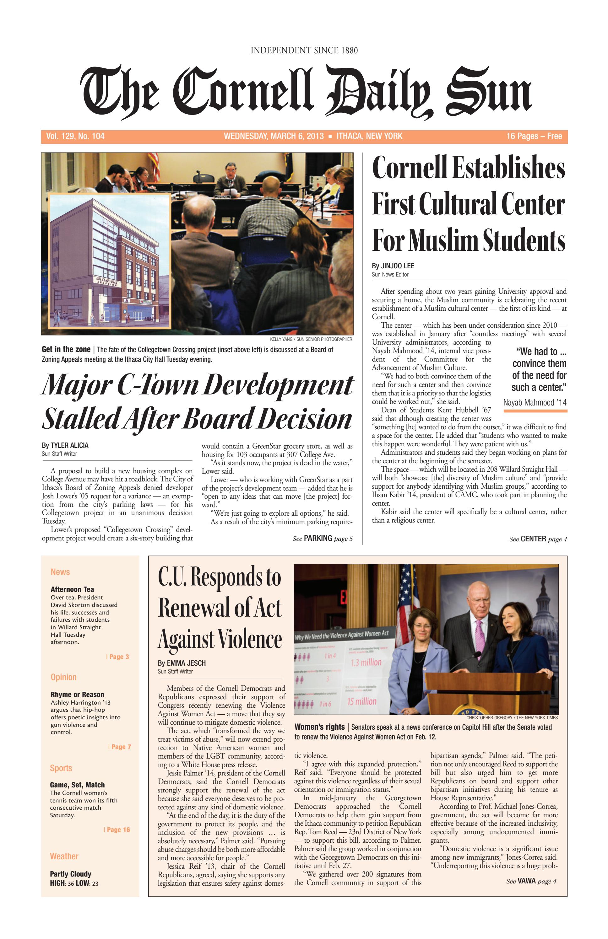 03-06-13 by The Cornell Daily Sun - Issuu