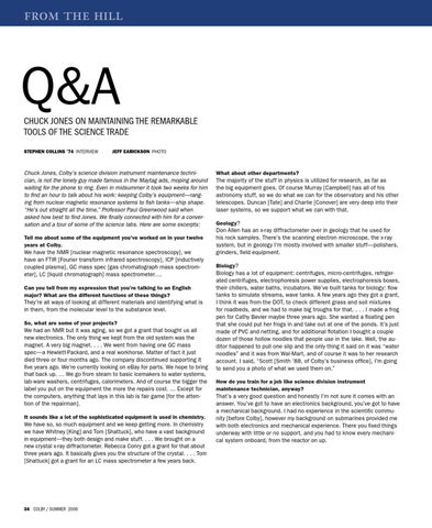 Colby Magazine vol. 95, no. 2 by Colby College Libraries - Issuu