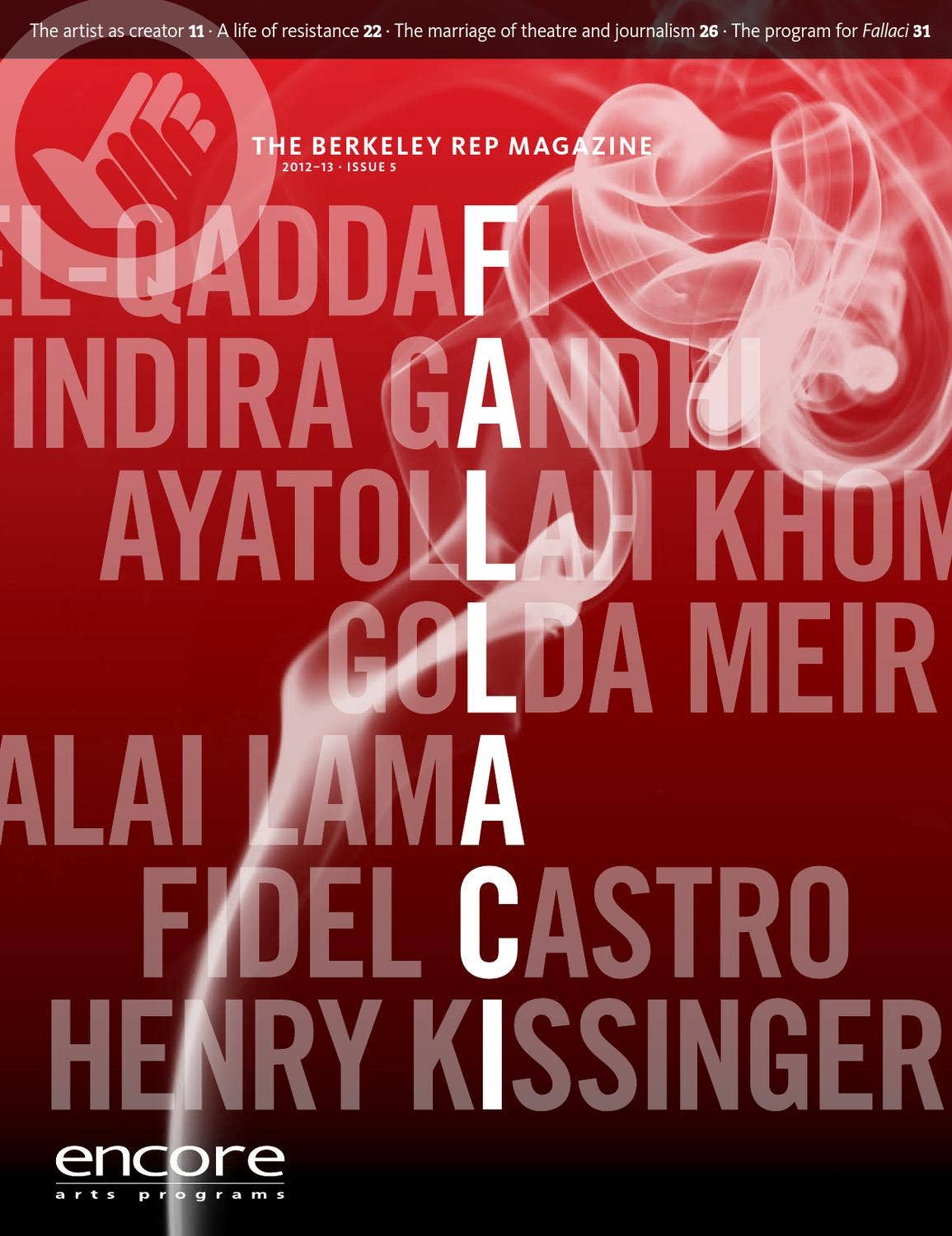 Fallaci Graphics Berkeley Rep: Fallaci by Berkeley Repertory Theatre - Issuu