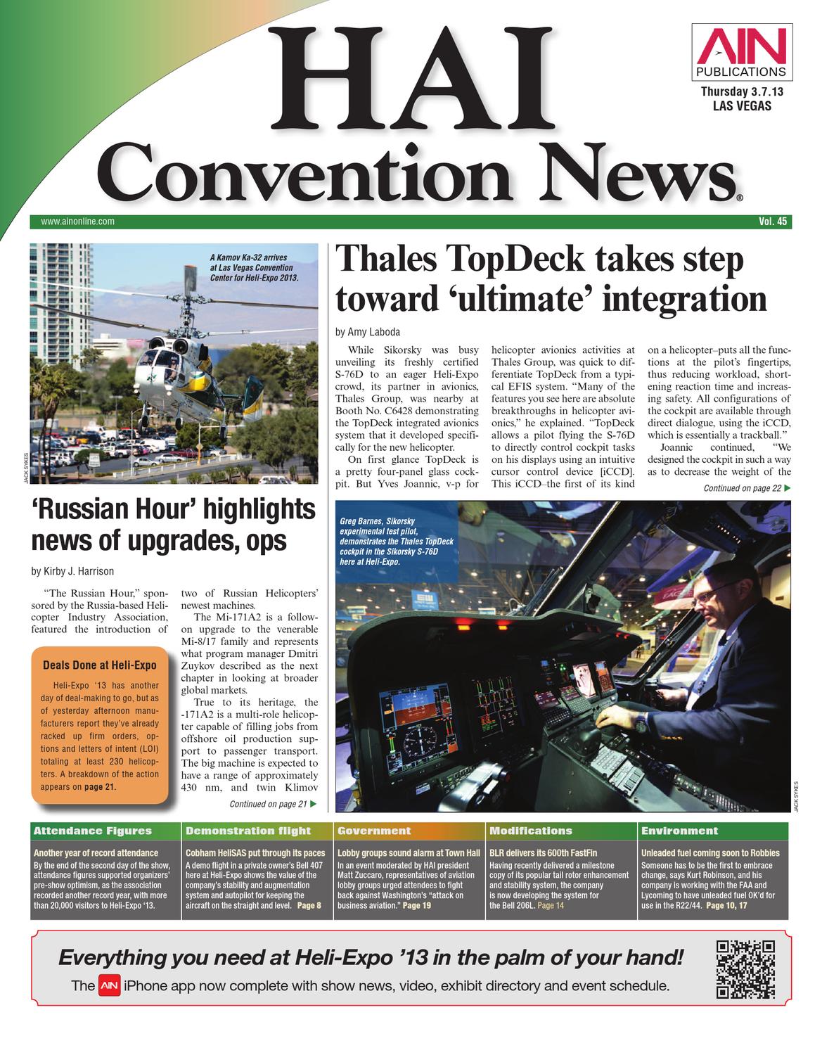 HAI Convention News 3713 by Aviation International News Issuu