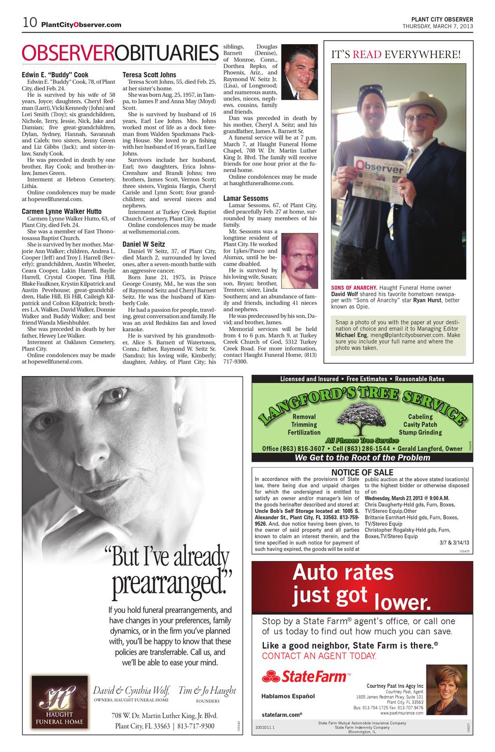 Plant City Observer 03.07.13 by Plant City Observer Issuu