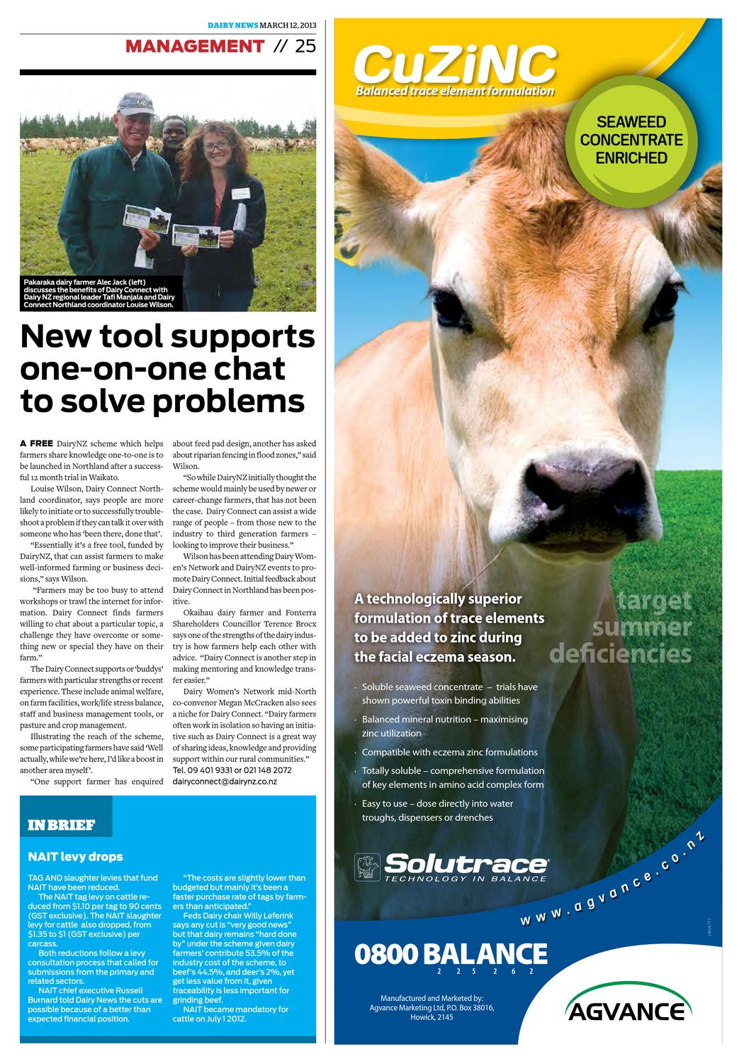 Dairy News 12 Mar 2013 by Rural News Group Issuu