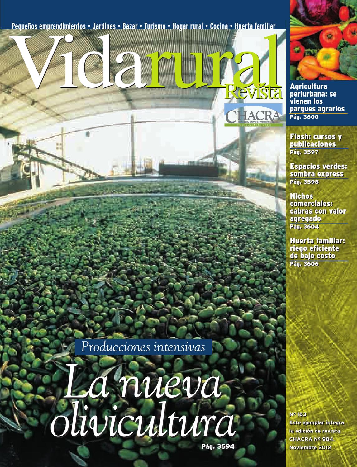 Vida Rural Nº 183 - Noviembre 2012 by Revista Chacra - Issuu