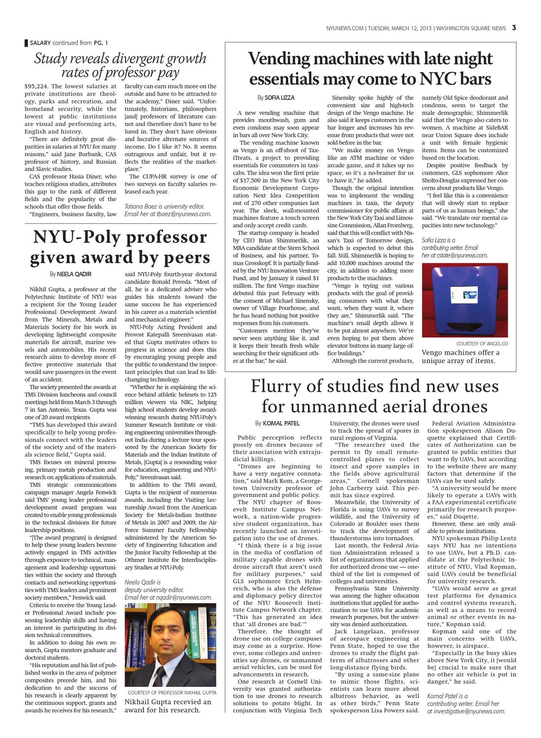 WSN031213 by Washington Square News - Issuu