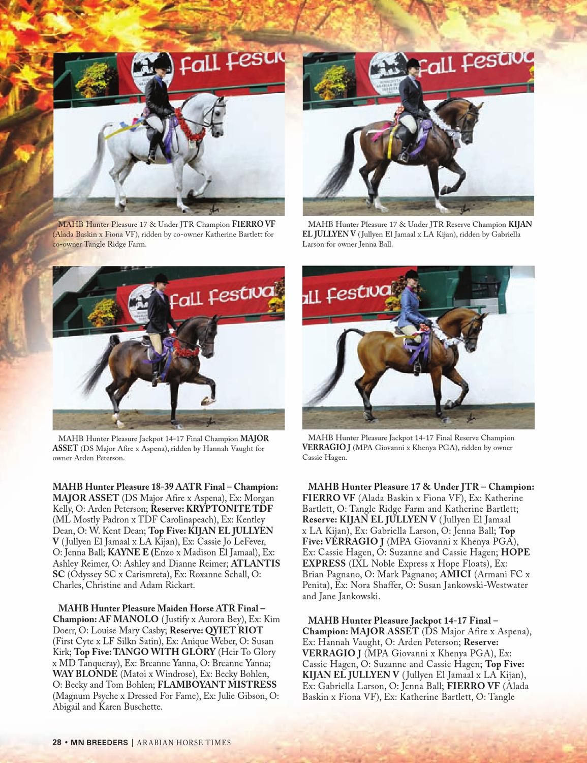 2012 Minnesota Breeders Fall Festival by Arabian Horse Times - Issuu