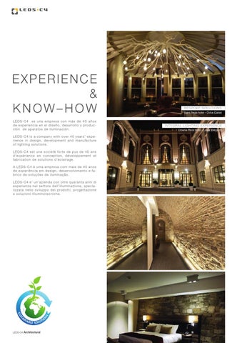 LedsC4 灯饰目录 · 建筑 2013 - ESP/ENG/FRA/POR/ 意文 第 4 页