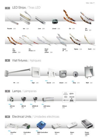 LedsC4 灯饰目录 · 建筑 2013 - ESP/ENG/FRA/POR/ 意文 第 9 页