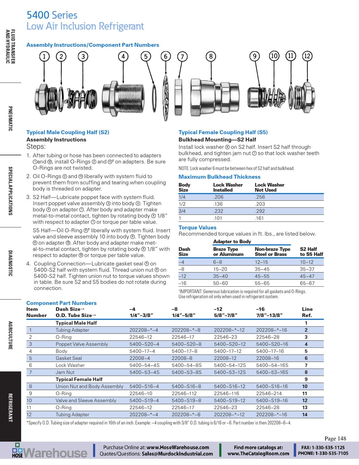 Eaton Aeroquip Quick Disconnect Couplings Master Catalog EMEQDCC001E